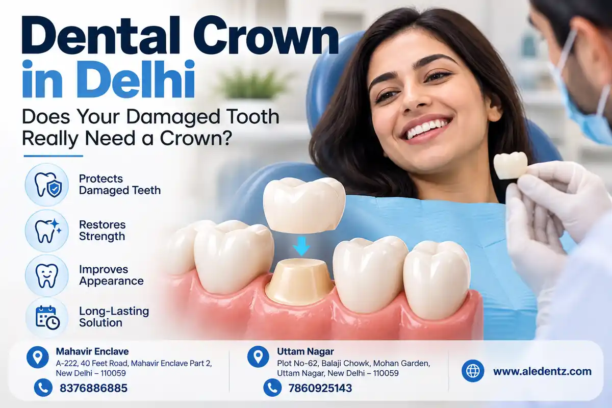 Dental Crown Treatment in Delhi: When Do You Need a Crown?